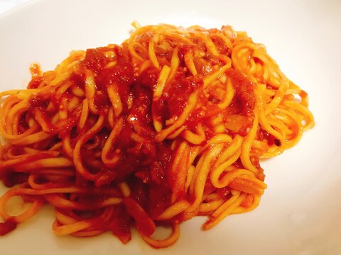 カプリチョーザ風☆トマトとにんにくのスパゲティ